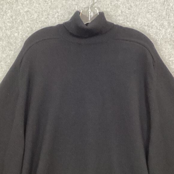Balenciaga Turtleneck Sweater Size 40 100% Cashmere Italy Luxury Designer Black - Picture 3 of 16